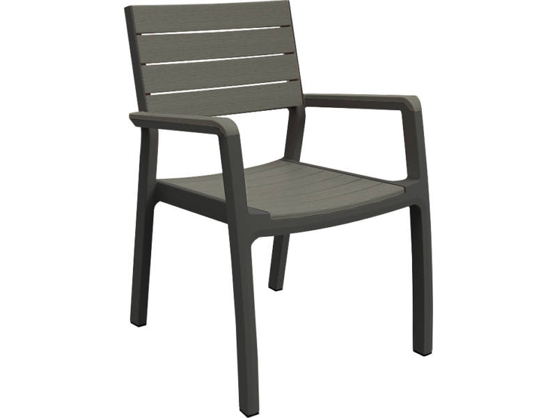 Harmony m�anyag karf�s kerti sz�k antracit - barn�s sz�rke